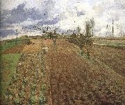 Camille Pissarro Farmland oil painting on canvas